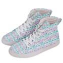 Hearts Butterflies White 1200 Women s Hi-Top Skate Sneakers View2