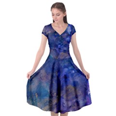 Fit For Royals Cap Sleeve Wrap Front Dress by Terzaek