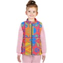 Colorful shapes in tiles                                             Kid s Puffer Vest View1