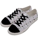 White Deer Pattern Men s Low Top Canvas Sneakers View2