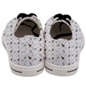 White Deer Pattern Men s Low Top Canvas Sneakers View4