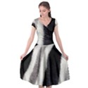 Stella animal print Cap Sleeve Wrap Front Dress View1