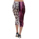Wordsworth Red Mix 2 Lightweight Velour Capri Leggings  View2