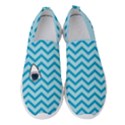 Chevron Shark Pattern Women s Slip On Sneakers View1