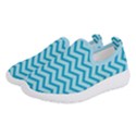 Chevron Shark Pattern Women s Slip On Sneakers View2