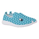 Chevron Shark Pattern Women s Slip On Sneakers View3