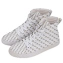 No Step On Snek Pattern White background Meme Women s Hi-Top Skate Sneakers View2