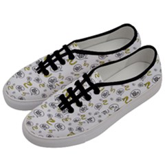 No Step On Snek Do Not Bubble Speech Pattern White Background Meme Men s Classic Low Top Sneakers by snek