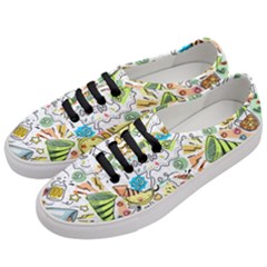 Doodle New Year Party Celebration Women s Classic Low Top Sneakers by Pakrebo