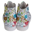 Doodle New Year Party Celebration Women s Hi-Top Skate Sneakers View4