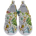Doodle New Year Party Celebration Kids  Velcro No Lace Shoes View1