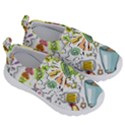 Doodle New Year Party Celebration Kids  Velcro No Lace Shoes View3