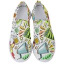 Doodle New Year Party Celebration Men s Slip On Sneakers View1