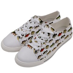 Ml 71 Fish Of North America Women s Low Top Canvas Sneakers by ArtworkByPatrick