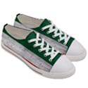 Flag Patriote Quebec Patriot red green white grunge Separatism Women s Low Top Canvas Sneakers View3