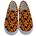 Geo Pattern 1 Kids  Canvas Slip Ons View1