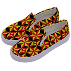 Geo Pattern 1 Kids  Canvas Slip Ons by ArtworkByPatrick