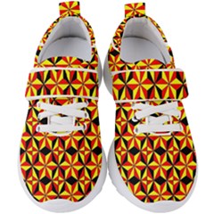 Geo Pattern 1 Kids  Velcro Strap Shoes by ArtworkByPatrick