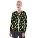 St Patricks day pattern Velour Zip Up Jacket View1