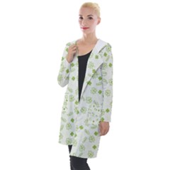 St Patricks Day Pattern Hooded Pocket Cardigan by Valentinaart