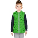St Patricks day pattern Kids  Hooded Puffer Vest View1