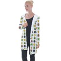 St Patricks day pattern Longline Hooded Cardigan View1