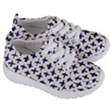 Pattern Ink blue navy Crosses Grunge Flesh And Navy Pattern Ink Crosses Grunge Flesh beige background Kids  Lightweight Sports Shoes View3