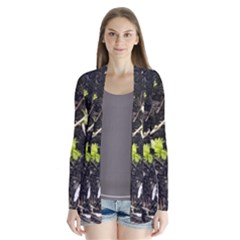 Signs Of Spring Drape Collar Cardigan by Riverwoman