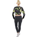 Signs of spring Long Sleeve Cropped Velvet Jacket View2