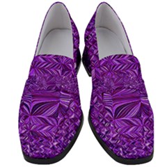 Electric Field Art Xi Women s Chunky Heel Loafers by okhismakingart