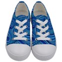 Electric Field Art XXIII Kids  Low Top Canvas Sneakers View1