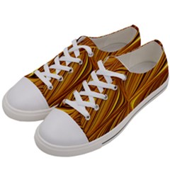 Electric Field Art Xxix Women s Low Top Canvas Sneakers by okhismakingart