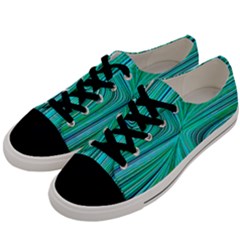 Electric Field Art Xxxi Men s Low Top Canvas Sneakers by okhismakingart