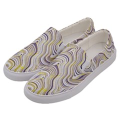 Electric Field Art Xxxvii Men s Canvas Slip Ons by okhismakingart