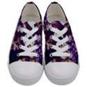 Soft Purple Hydrangeas Kids  Low Top Canvas Sneakers View1
