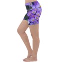 Signs of spring purple crocua Lightweight Velour Yoga Shorts View2