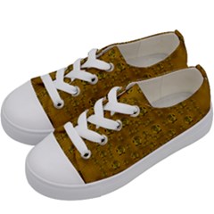 Freedom And Spectacular Butterflies Kids  Low Top Canvas Sneakers by pepitasart