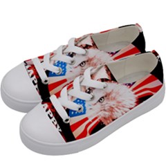 Happy 4th Of July Kids  Low Top Canvas Sneakers by FantasyWorld7