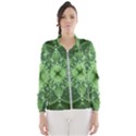 Fractal Green St Patrick S Day Women s Windbreaker View1