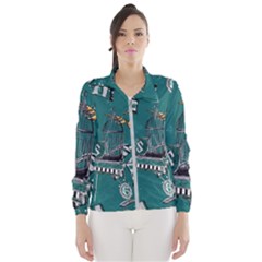 Slytherin Pattern Women s Windbreaker by Sobalvarro