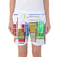 Business Finance Statistics Graphic Women s Basketball Shorts by Simbadda