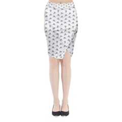 Cycling Motif Design Pattern Midi Wrap Pencil Skirt by dflcprintsclothing