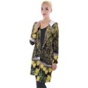 Columbus Commons yellow tulips Hooded Pocket Cardigan View1