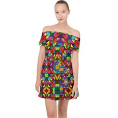 Ml 240 Off Shoulder Chiffon Dress by ArtworkByPatrick