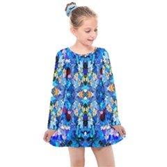 Ml 187 1 Kids  Long Sleeve Dress by ArtworkByPatrick