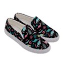 dinosaurs pattern Women s Canvas Slip Ons View3