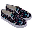 dinosaurs pattern Kids  Canvas Slip Ons View3