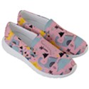 dinosaurs pattern Women s Lightweight Slip Ons View3