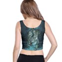 Aweome Troll With Skulls In The Night Crop Top View3