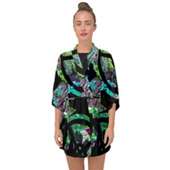 Design 11 Half Sleeve Chiffon Kimono by TajahOlsonDesigns
